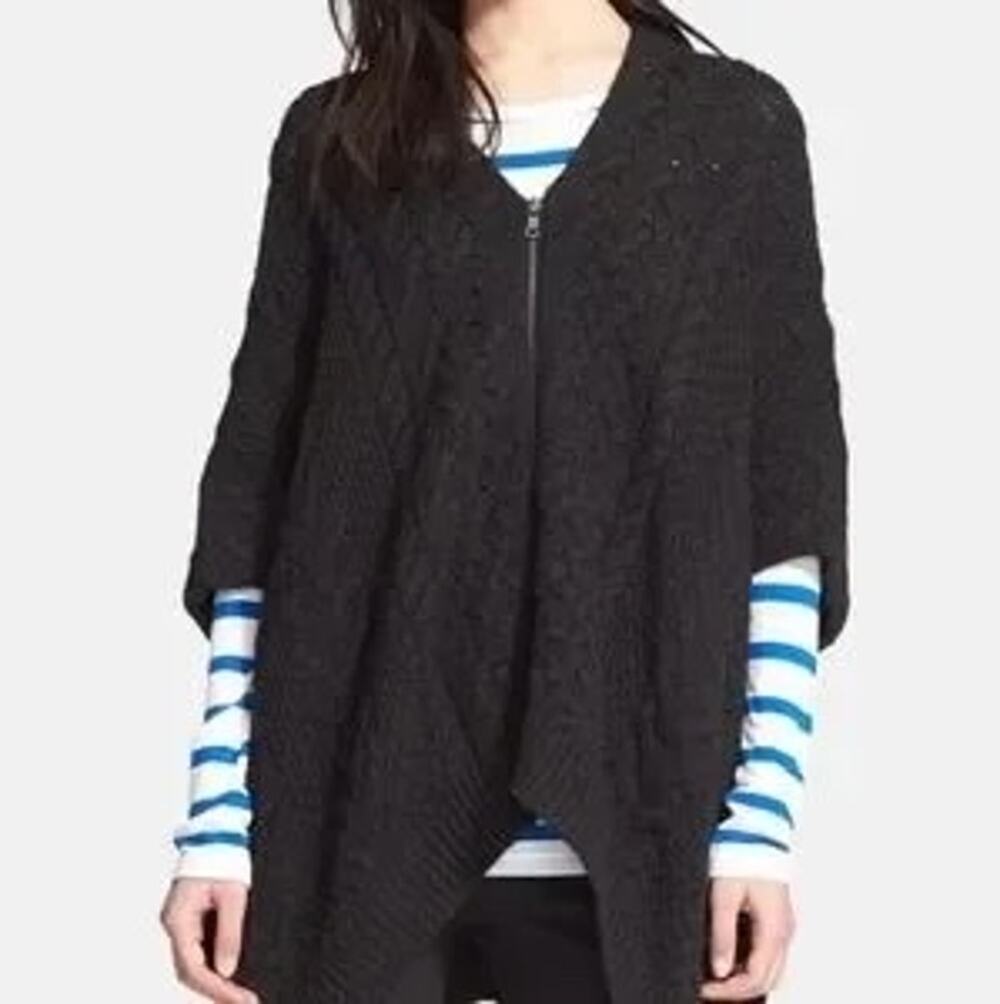 Vince Cable Knit Poncho Sweater